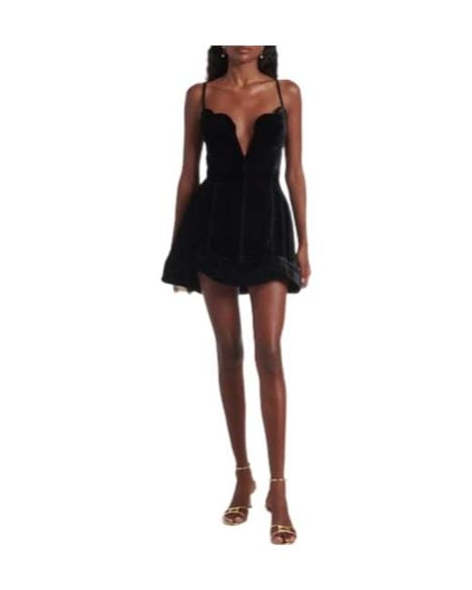 Maria Lucia Hohan Black Bustier Minidress