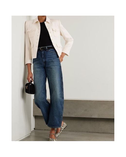 Nili Lotan Natural Jamison Button Down Jacket