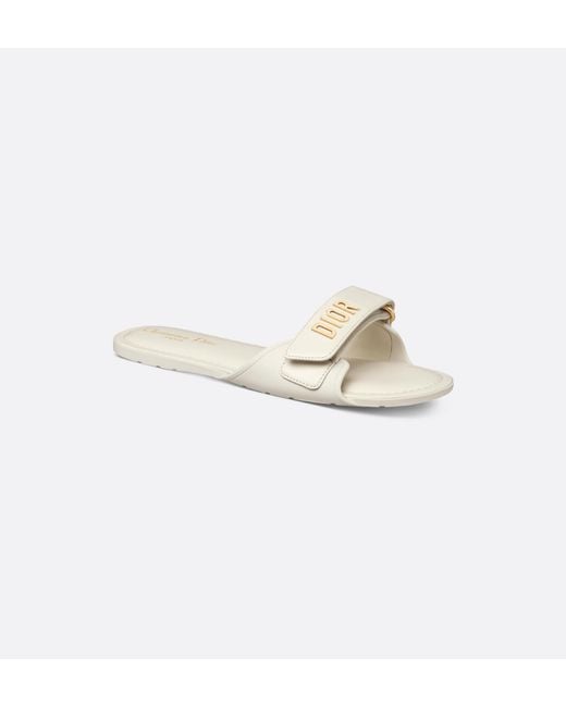 Dior White Iviera Act Slide