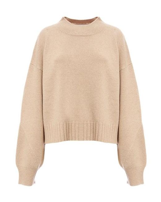 Malo Natural Ribbed Cashmere Sweater