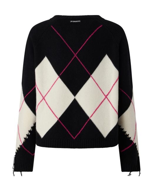 Pinko Black Long-Sleeved Sweater