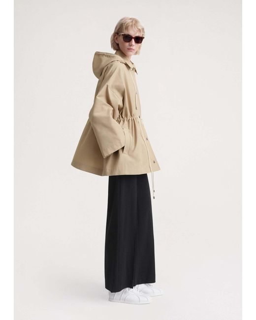 Totême Natural Hooded Drawstring Parka