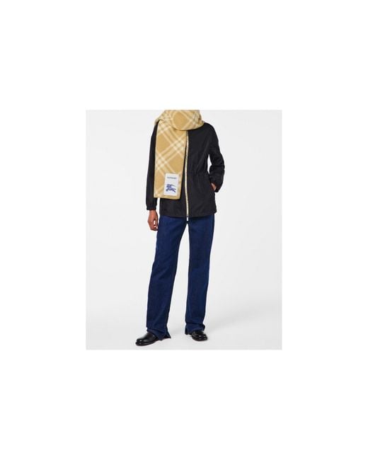 Burberry Natural Plaid Scarf