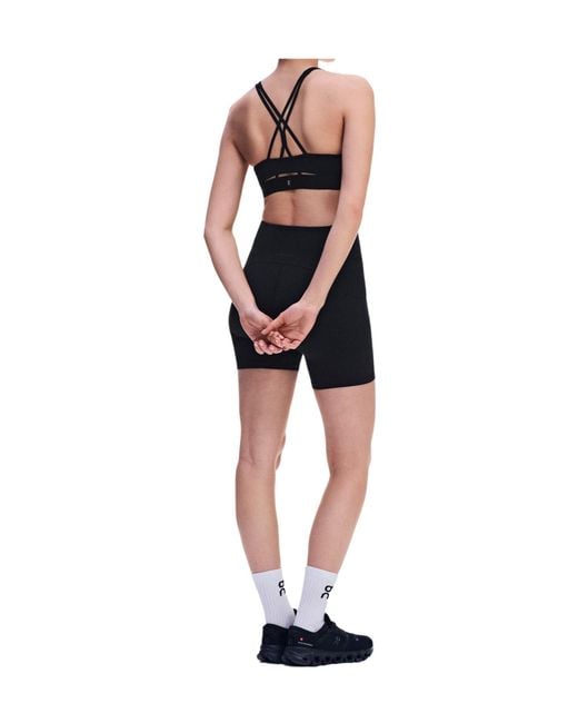 On Shoes Black Studio Strappy Performance Bra