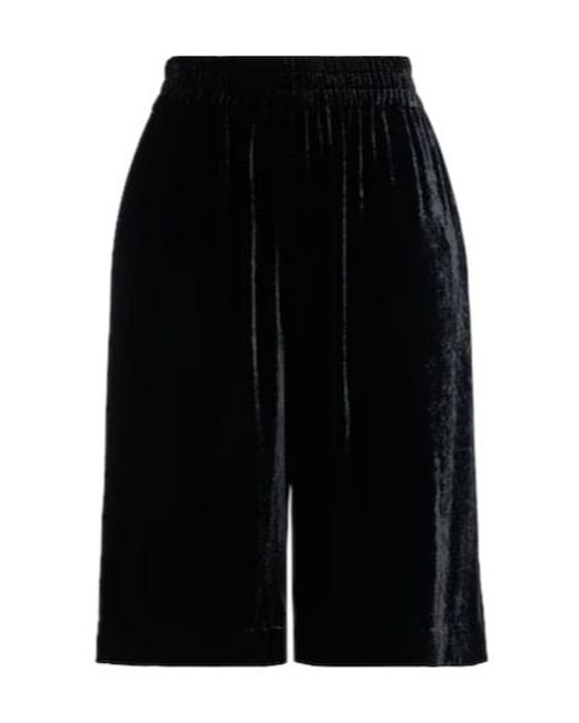 Chloé Black Elastic Bermuda Shorts