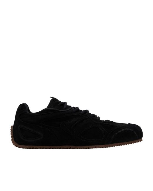 Axel Arigato Black Slow Runner Suede Panelled Sneakers for men