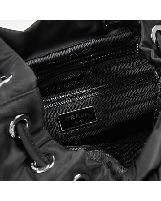 Prada Black Small Nylon Backpack