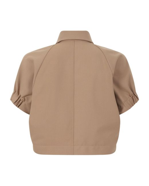 Fabiana Filippi Natural Zipper Jacket