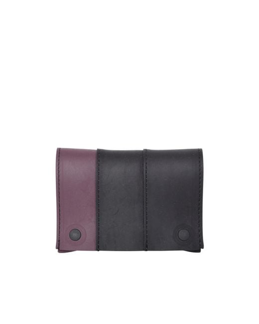 Sunnei Purple Color-Block Wallet