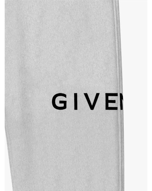 Givenchy Gray Archetype Slim Fit Jogger Pants for men