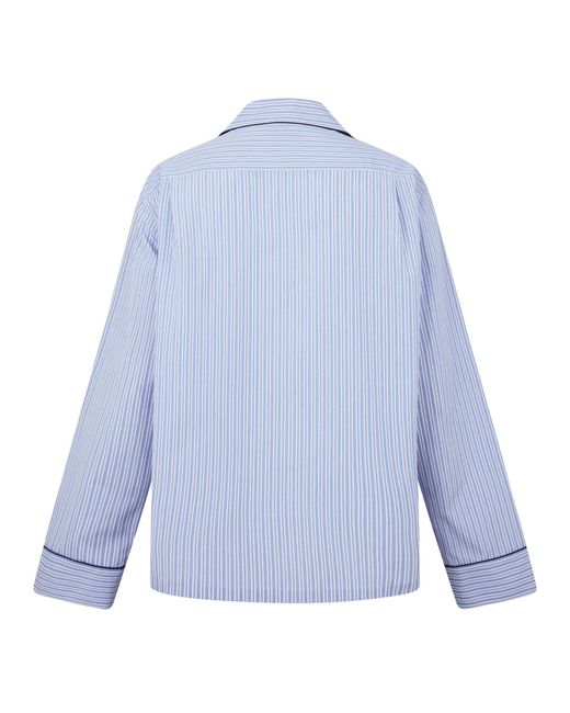 Dolce & Gabbana Blue Casual Long-Sleeve Shirt for men