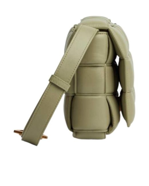 Bottega Veneta Green Padded Cassette Shoulder Bag