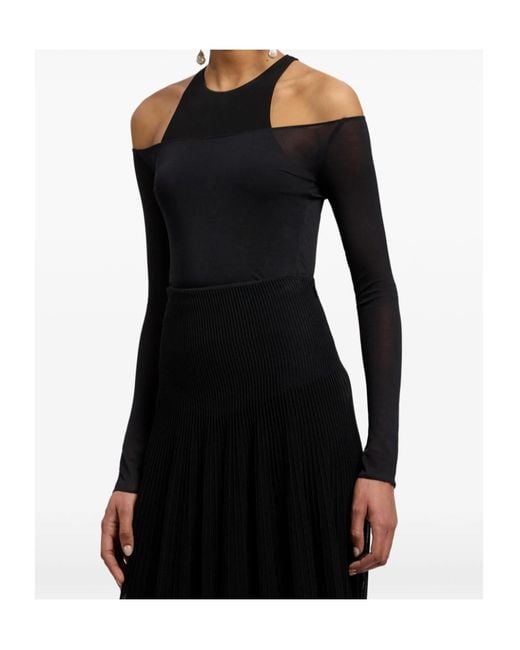 Ralph Lauren Black Maxine Layered Racerback Top