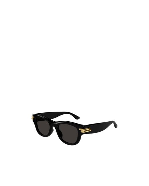 Bottega Veneta White Eyewear Mitre Square Frame Sunglasses for men
