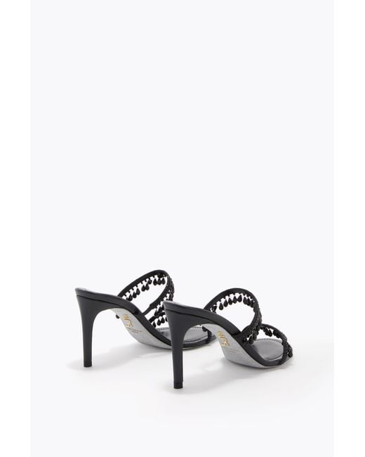 Rene Caovilla Multicolor Chandelier Crystal-Embellished Sandals