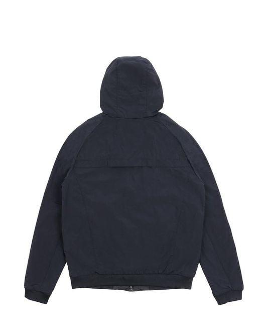 Armani Collezioni Blue Logo Casual Jacket for men
