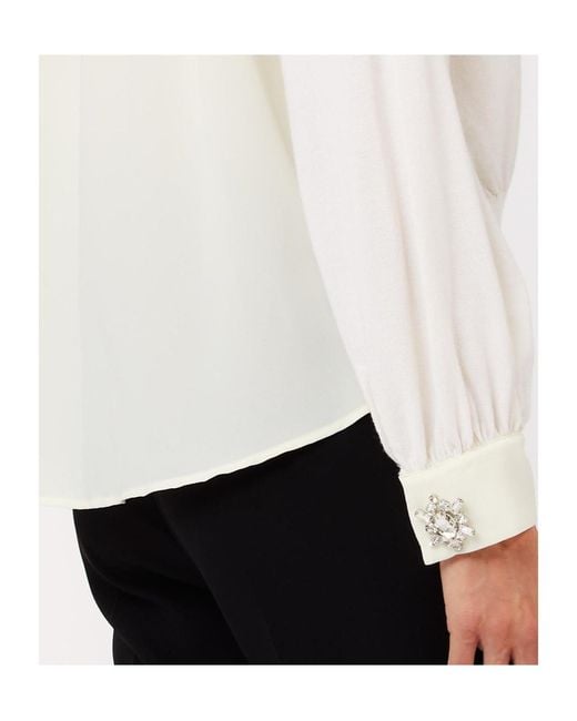 Liu Jo White Long-Sleeved Sweatshirt