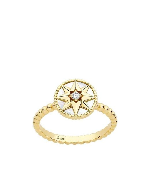 Dior Metallic Rose Des Vents Ring
