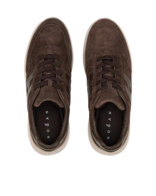 Hogan Brown Interactive³ Sneakers for men