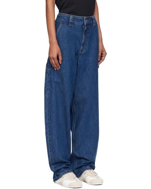 A.P.C. Blue Cargo Jeans for men