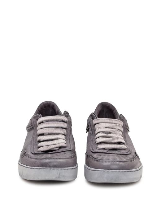 Dolce & Gabbana Gray Logo Debossed Sneakers for men