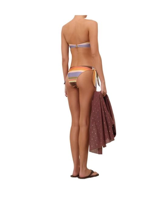 Zimmermann Blue Solstice Scarf Tie Bikini