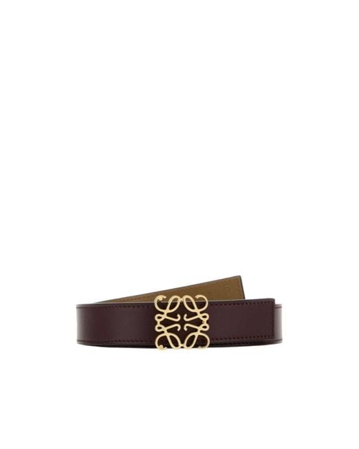 Loewe White Logo Belt