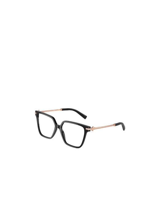 Tiffany & Co White Square Frame Glasses