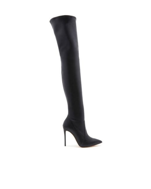 Casadei Black Julia Over-The-Knee Boots