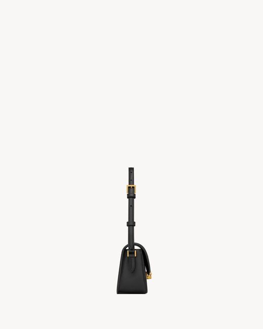 Saint Laurent Blue Solferino Foldover Top Mini Shoulder Bag