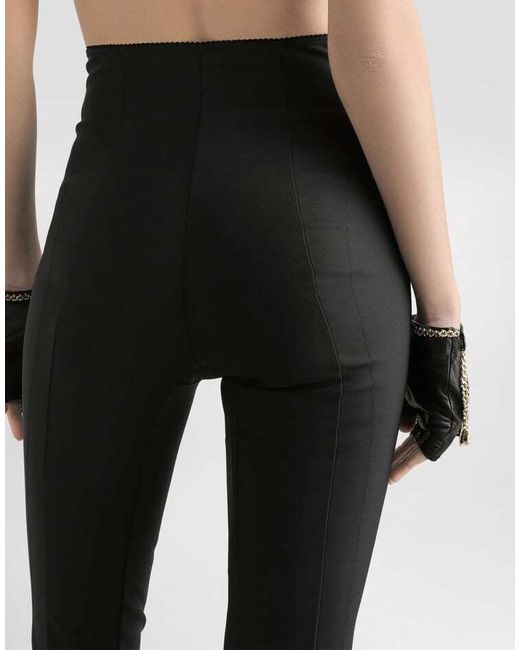 Dolce & Gabbana Black Dolce & Gabbana Leggings