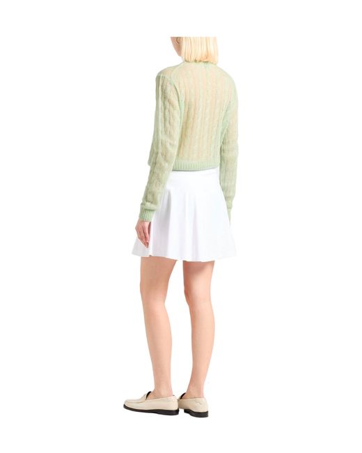Brunello Cucinelli White Fashion Solid Color Sports Skirt