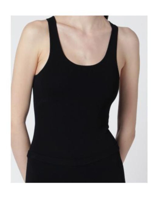 Entire studios Black Scoop-Neck Bodysuit
