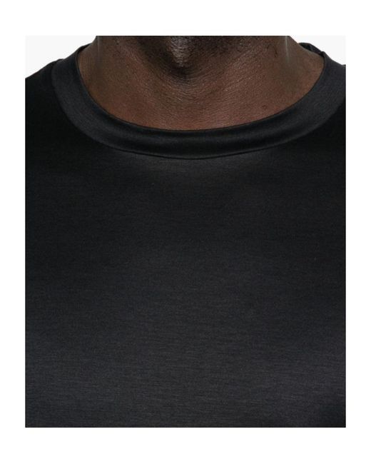 Emporio Armani Black Crewneck Short-Sleeved T-Shirt for men