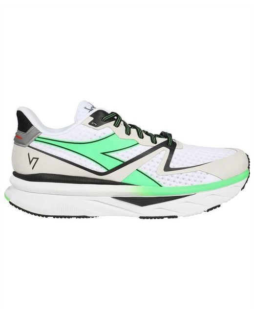 Diadora Green Logo Sports Shoes for men