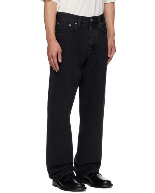 sunflower Blue Logo Patch Wide-Leg Jeans for men