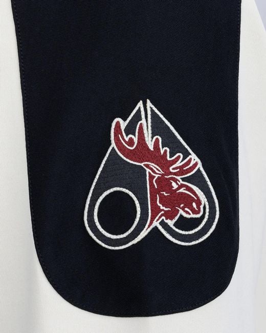 Moose Knuckles Blue Long-Sleeved Jersey for men