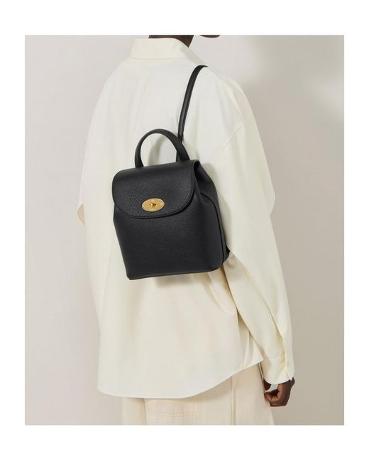 Mulberry Black Mini Bayswater Backpack