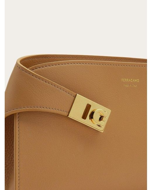 Ferragamo Natural Mini Hug Crossbody Bag