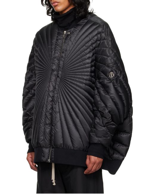 Moncler Black Moncler Rick Owens Radiance Peter Jacket for men
