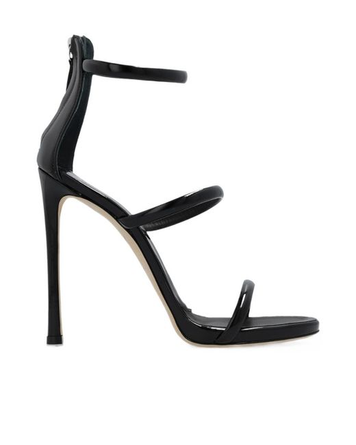 Giuseppe Zanotti Black Harmony Ankle Strap Sandals