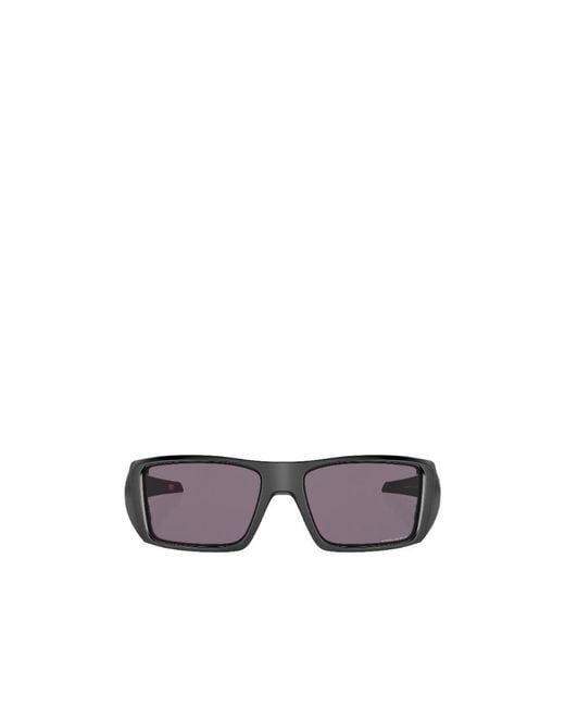 Oakley White Heliostat Rectangle-Frame Sunglasses for men