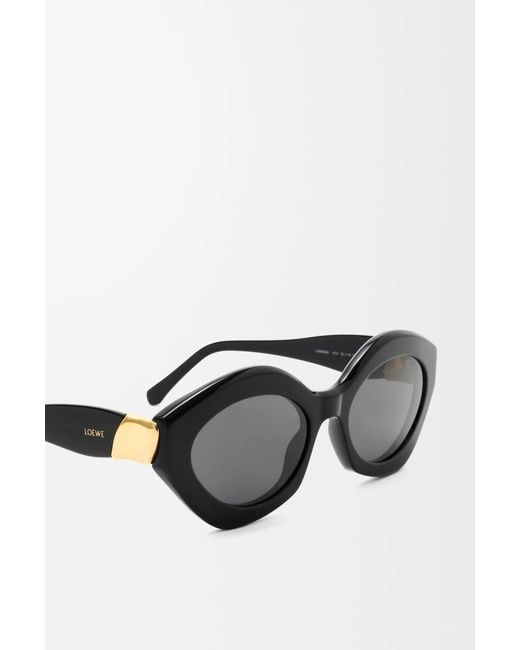 Loewe White Coil Cateye Sunglasses