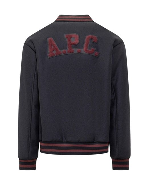 A.P.C. Black Long Sleeve Jacket for men