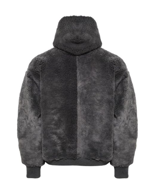 Alexander Wang Gray Shearling Jacket for men