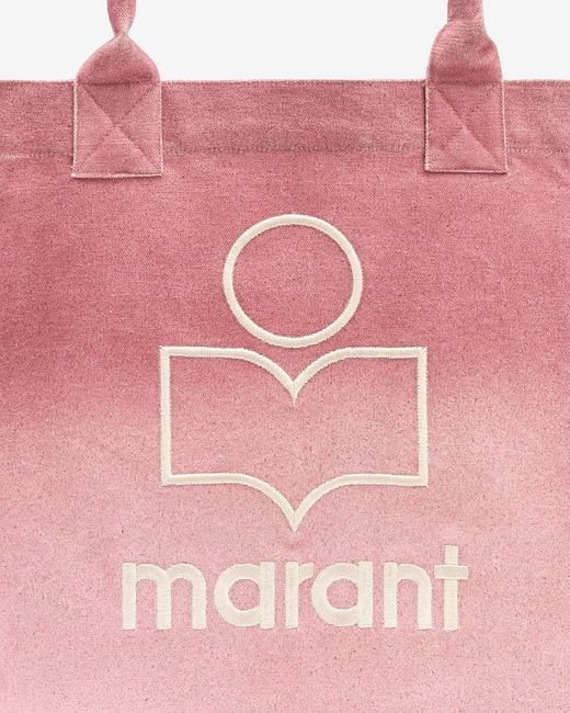 Isabel Marant Pink Yenky Logo Tote Bag