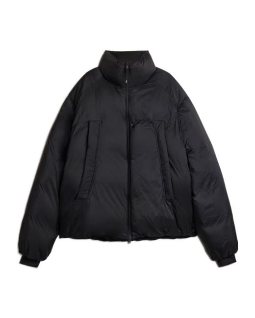 Y-3 Black Puffer Jacket for men