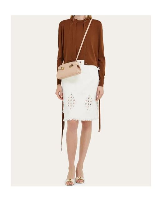 Ferragamo Natural Ferragamo Hug Crossbody Bag