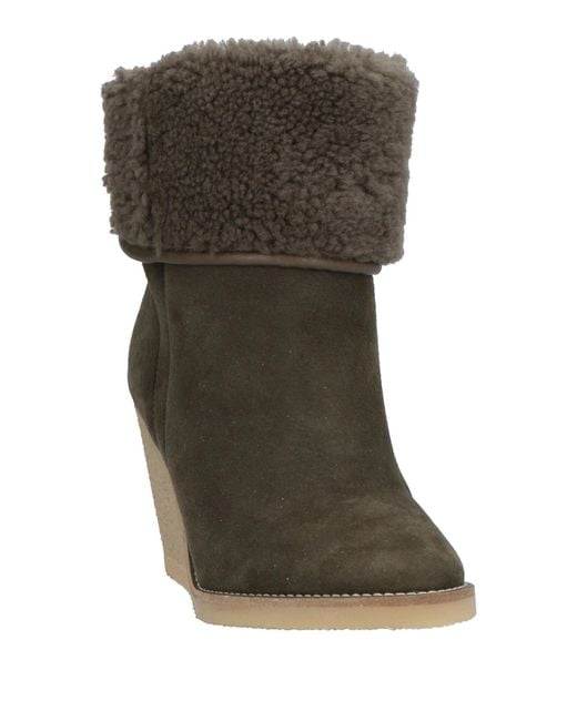 Isabel Marant Green Ankle Boots