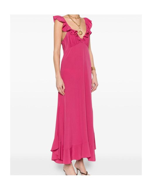 Chloé Pink Chloé Ruffled Dress